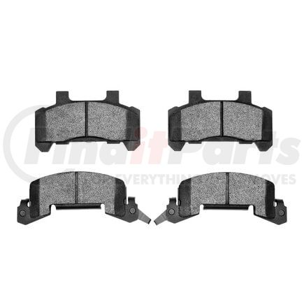 1551-0289-00 by DYNAMIC FRICTION COMPANY - 5000 Advanced Brake Pads - Semi Metallic