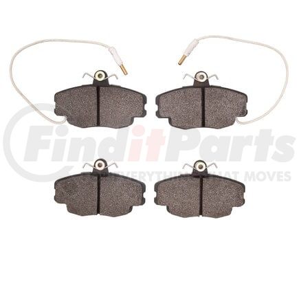 1551-0292-00 by DYNAMIC FRICTION COMPANY - 5000 Advanced Brake Pads - Semi Metallic