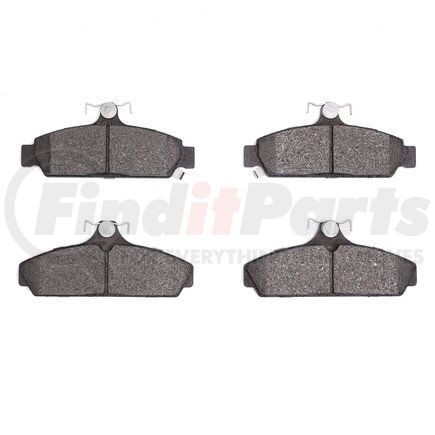 1551-0294-00 by DYNAMIC FRICTION COMPANY - 5000 Advanced Brake Pads - Semi Metallic