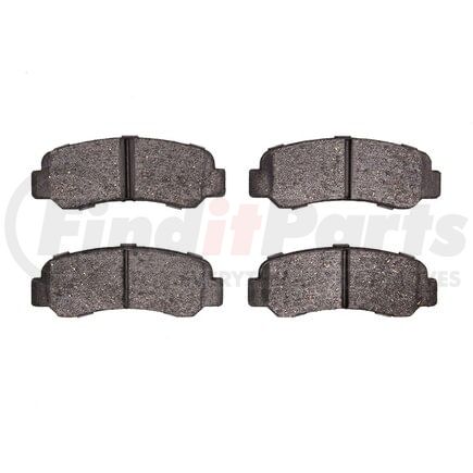 1551-0305-00 by DYNAMIC FRICTION COMPANY - 5000 Advanced Brake Pads - Semi Metallic