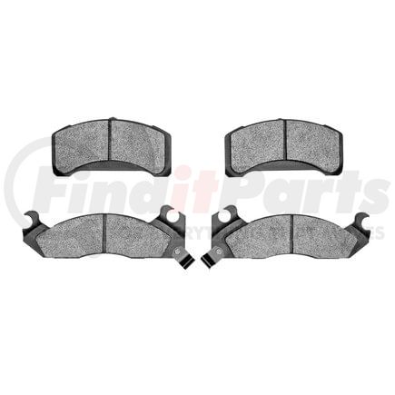 1551-0310-00 by DYNAMIC FRICTION COMPANY - 5000 Advanced Brake Pads - Semi Metallic