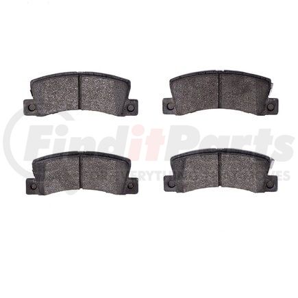 1551-0325-00 by DYNAMIC FRICTION COMPANY - 5000 Advanced Brake Pads - Ceramic