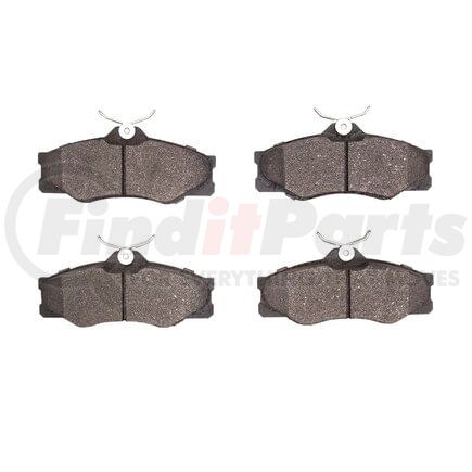 1551-0338-00 by DYNAMIC FRICTION COMPANY - 5000 Advanced Brake Pads - Semi Metallic