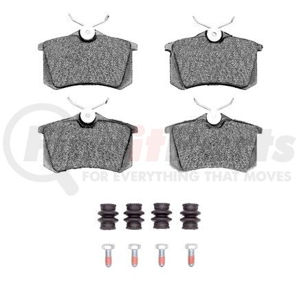 1551-0340-02 by DYNAMIC FRICTION COMPANY - 5000 Advanced Pads - Ceramic and Hardware Kit