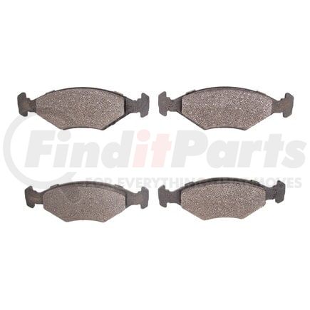 1551-0350-00 by DYNAMIC FRICTION COMPANY - 5000 Advanced Brake Pads - Semi Metallic