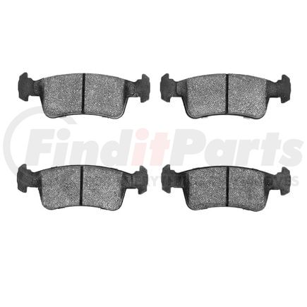 1551-0359-00 by DYNAMIC FRICTION COMPANY - 5000 Advanced Brake Pads - Semi Metallic