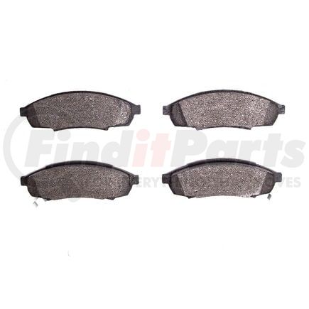 1551-0376-00 by DYNAMIC FRICTION COMPANY - 5000 Advanced Brake Pads - Semi Metallic