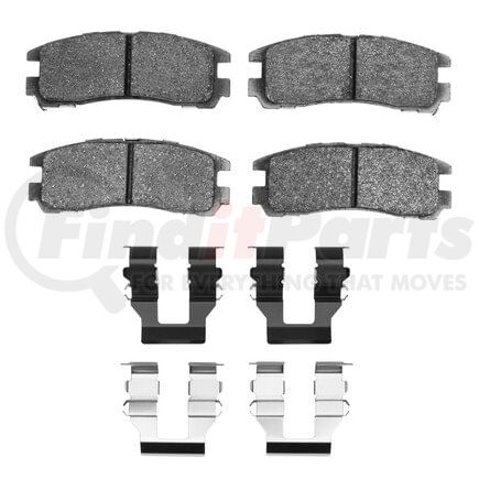 1551-0383-01 by DYNAMIC FRICTION COMPANY - 5000 Advanced Pads - Ceramic and Hardware Kit