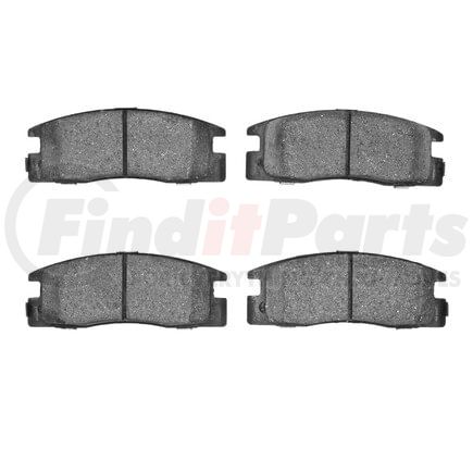 1551-0398-00 by DYNAMIC FRICTION COMPANY - 5000 Advanced Brake Pads - Ceramic