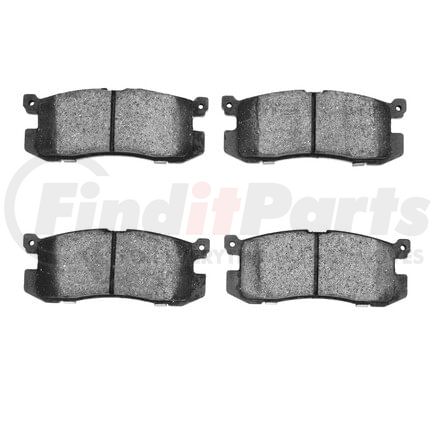 1551-0400-00 by DYNAMIC FRICTION COMPANY - 5000 Advanced Brake Pads - Ceramic