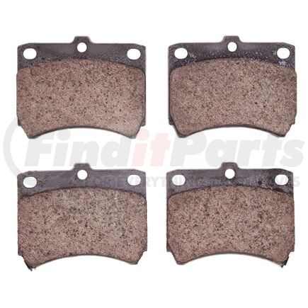 1551-0402-00 by DYNAMIC FRICTION COMPANY - 5000 Advanced Brake Pads - Semi Metallic