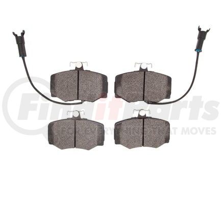 1551-0407-10 by DYNAMIC FRICTION COMPANY - 5000 Advanced Brake Pads - Semi Metallic