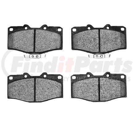 1551-0410-00 by DYNAMIC FRICTION COMPANY - 5000 Advanced Brake Pads - Ceramic