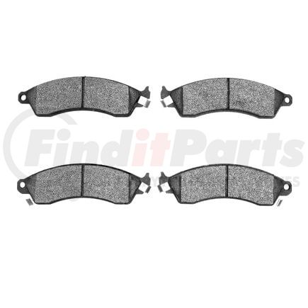 1551-0412-00 by DYNAMIC FRICTION COMPANY - 5000 Advanced Brake Pads - Semi Metallic