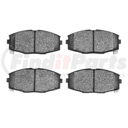 1551-0435-00 by DYNAMIC FRICTION COMPANY - 5000 Advanced Brake Pads - Ceramic