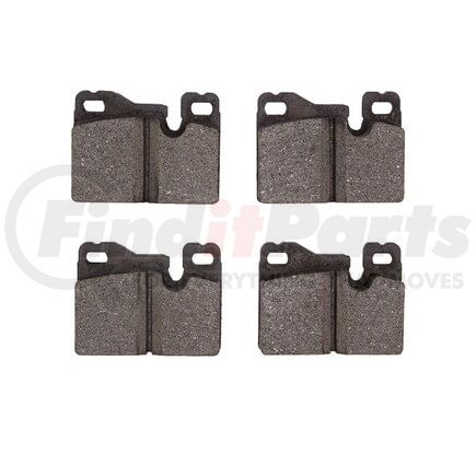 1551-0445-00 by DYNAMIC FRICTION COMPANY - 5000 Advanced Brake Pads - Semi Metallic