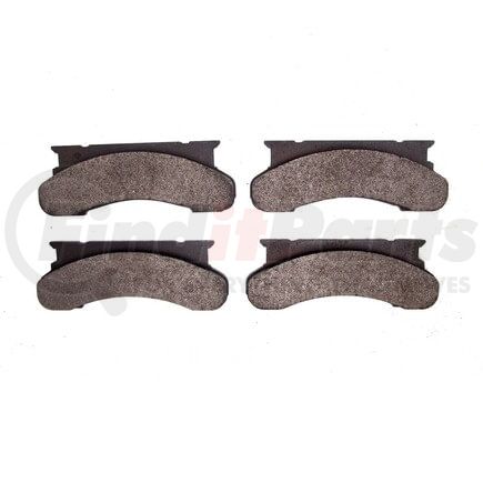 1551-0450-00 by DYNAMIC FRICTION COMPANY - 5000 Advanced Brake Pads - Semi Metallic