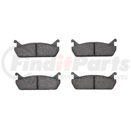 1551-0458-00 by DYNAMIC FRICTION COMPANY - 5000 Advanced Brake Pads - Ceramic