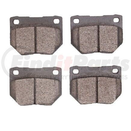 1551-0461-00 by DYNAMIC FRICTION COMPANY - 5000 Advanced Brake Pads - Semi Metallic