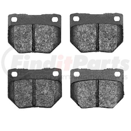 1551-0461-10 by DYNAMIC FRICTION COMPANY - 5000 Advanced Brake Pads - Semi Metallic