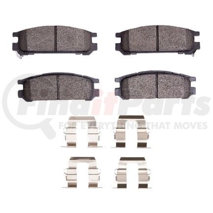 1551-0471-01 by DYNAMIC FRICTION COMPANY - 5000 Advanced Pads - Ceramic and Hardware Kit