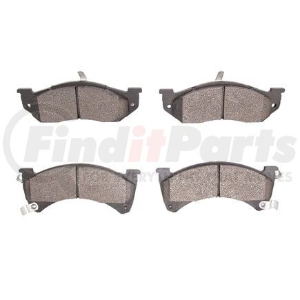 1551-0478-00 by DYNAMIC FRICTION COMPANY - 5000 Advanced Brake Pads - Semi Metallic