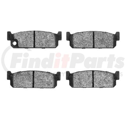 1551-0481-00 by DYNAMIC FRICTION COMPANY - 5000 Advanced Brake Pads - Semi Metallic