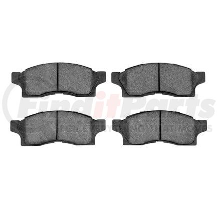 1551-0489-00 by DYNAMIC FRICTION COMPANY - 5000 Advanced Brake Pads - Semi Metallic