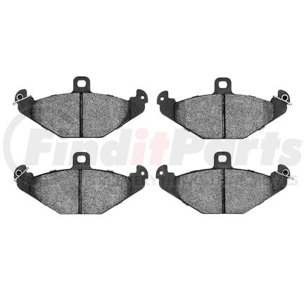 1551-0491-00 by DYNAMIC FRICTION COMPANY - 5000 Advanced Brake Pads - Semi Metallic