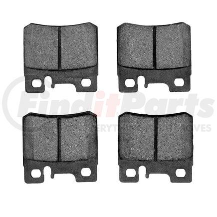 1551-0495-00 by DYNAMIC FRICTION COMPANY - 5000 Advanced Brake Pads - Low Metallic