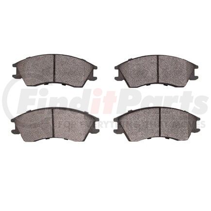 1551-0498-00 by DYNAMIC FRICTION COMPANY - 5000 Advanced Brake Pads - Semi Metallic