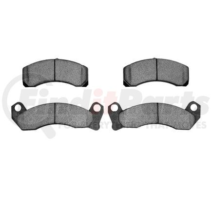 1551-0499-00 by DYNAMIC FRICTION COMPANY - 5000 Advanced Brake Pads - Semi Metallic