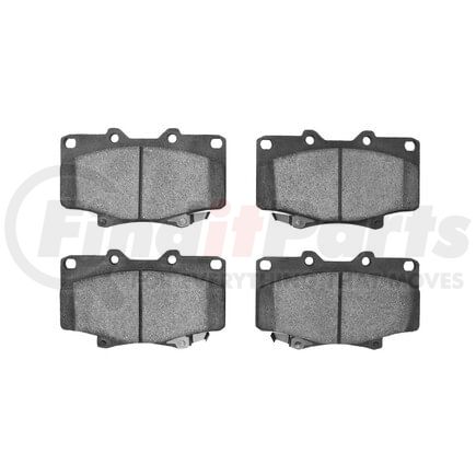 1551-0502-00 by DYNAMIC FRICTION COMPANY - 5000 Advanced Brake Pads - Semi Metallic