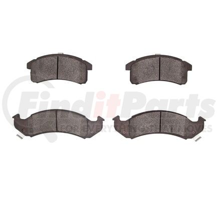 1551-0505-00 by DYNAMIC FRICTION COMPANY - 5000 Advanced Brake Pads - Semi Metallic