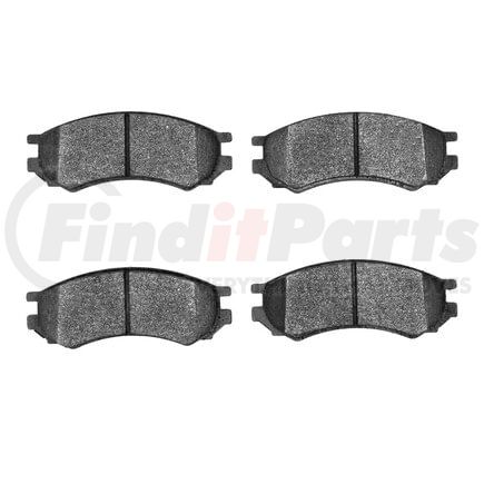 1551-0507-00 by DYNAMIC FRICTION COMPANY - 5000 Advanced Brake Pads - Semi Metallic