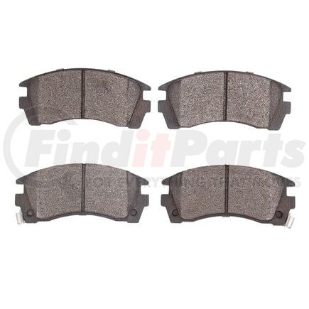 1551-0509-00 by DYNAMIC FRICTION COMPANY - 5000 Advanced Brake Pads - Semi Metallic