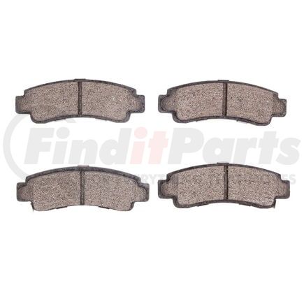 1551-0511-00 by DYNAMIC FRICTION COMPANY - 5000 Advanced Brake Pads - Ceramic