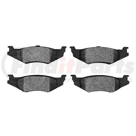 1551-0512-00 by DYNAMIC FRICTION COMPANY - 5000 Advanced Brake Pads - Semi Metallic