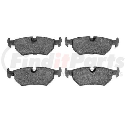 1551-0517-00 by DYNAMIC FRICTION COMPANY - 5000 Advanced Brake Pads - Low Metallic