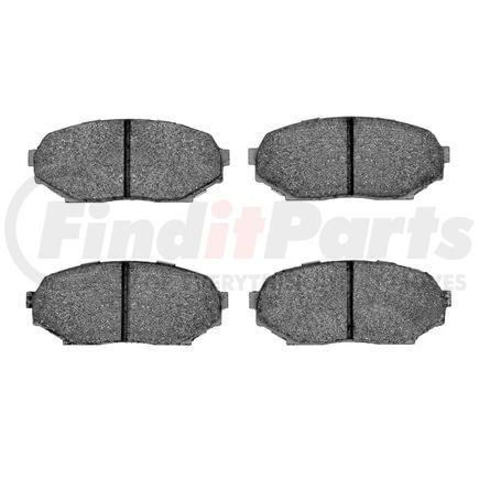 1551-0525-00 by DYNAMIC FRICTION COMPANY - 5000 Advanced Brake Pads - Semi Metallic