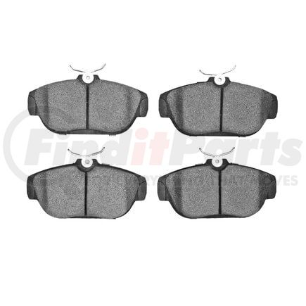 1551-0542-00 by DYNAMIC FRICTION COMPANY - 5000 Advanced Brake Pads - Low Metallic