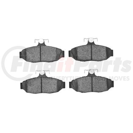 1551-0545-00 by DYNAMIC FRICTION COMPANY - 5000 Advanced Brake Pads - Semi Metallic