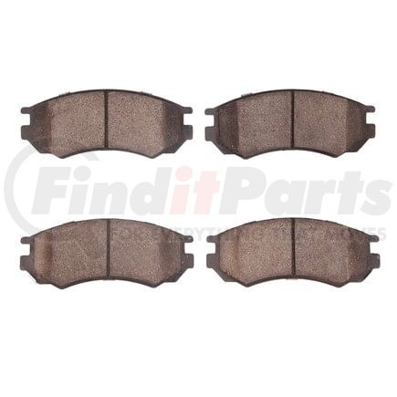 1551-0549-00 by DYNAMIC FRICTION COMPANY - 5000 Advanced Brake Pads - Ceramic