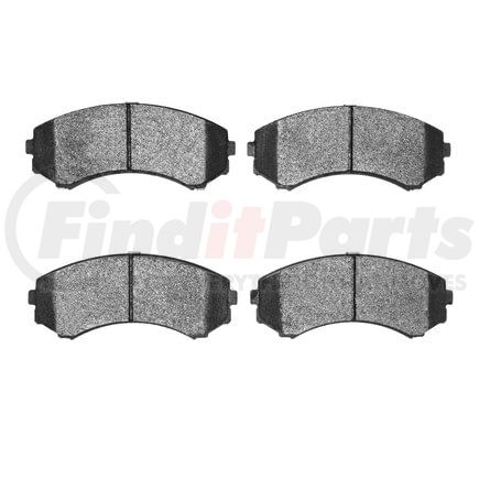 1551-0550-00 by DYNAMIC FRICTION COMPANY - 5000 Advanced Brake Pads - Semi Metallic