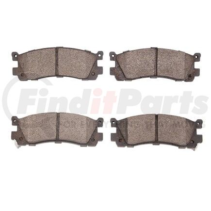 1551-0553-00 by DYNAMIC FRICTION COMPANY - 5000 Advanced Brake Pads - Ceramic