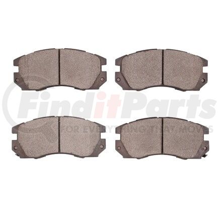 1551-0563-00 by DYNAMIC FRICTION COMPANY - 5000 Advanced Brake Pads - Ceramic