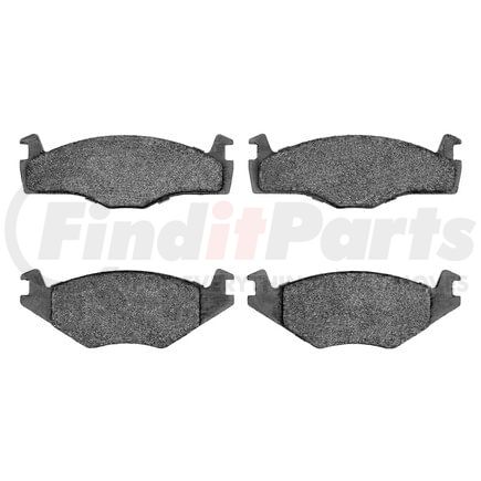 1551-0569-00 by DYNAMIC FRICTION COMPANY - 5000 Advanced Brake Pads - Low Metallic