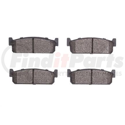 1551-0588-00 by DYNAMIC FRICTION COMPANY - 5000 Advanced Brake Pads - Ceramic