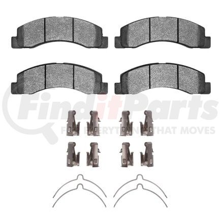 1214-0756-01 by DYNAMIC FRICTION COMPANY - Heavy Duty Pads and Hardware Kit