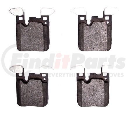 1311-1656-00 by DYNAMIC FRICTION COMPANY - 3000 Semi-Metallic Brake Pads